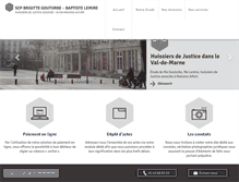 Tablet Screenshot of huissier-94.com